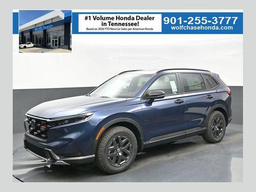 Canyon River Blue Metallic 2026 Honda CR-V Hybrid TrailSport AWD
