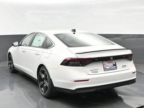 Platinum White Pearl 2025 Honda Accord Hybrid Sport