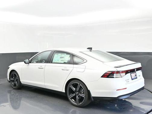 Platinum White Pearl 2025 Honda Accord Hybrid Sport