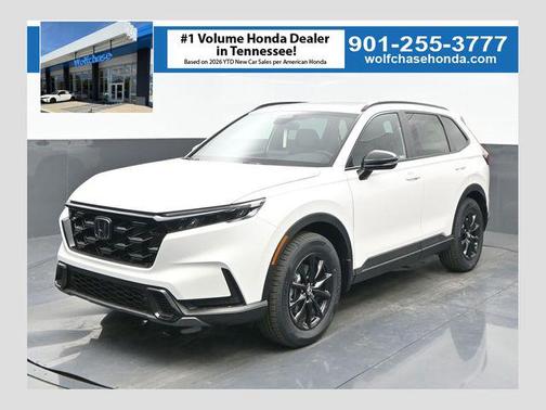 Platinum White Pearl 2026 Honda CR-V Hybrid Sport-L AWD