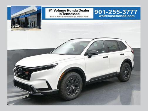 Platinum White Pearl 2026 Honda CR-V Hybrid TrailSport AWD