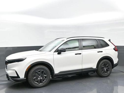 Platinum White Pearl 2026 Honda CR-V Hybrid TrailSport AWD