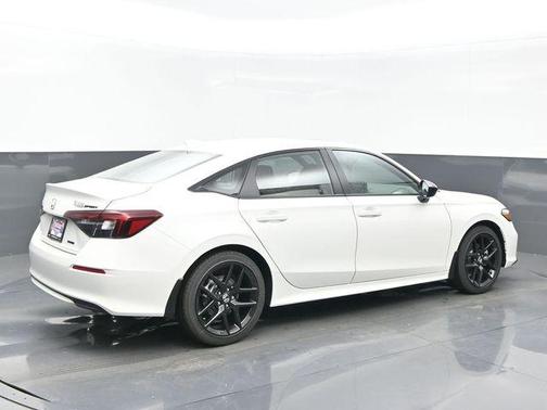 Platinum White Pearl 2026 Honda Civic Hybrid Sport