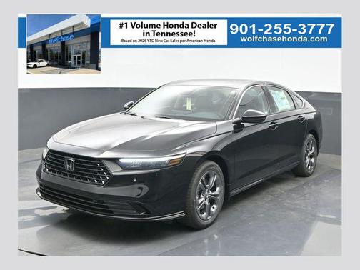 Crystal Black Pearl 2026 Honda Accord Hybrid EX-L