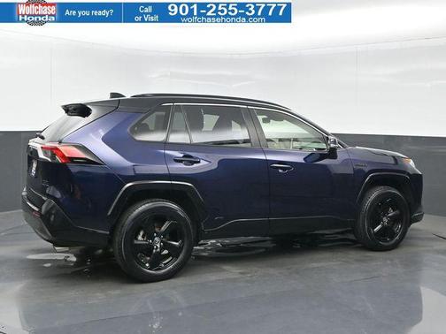 Blue Print w/Midnight Black Roof 2020 Toyota RAV4 Hybrid SE
