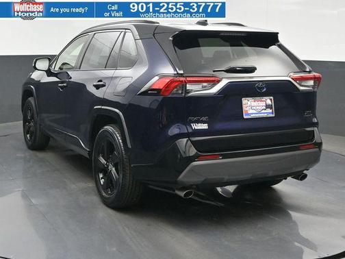 Blue Print w/Midnight Black Roof 2020 Toyota RAV4 Hybrid SE