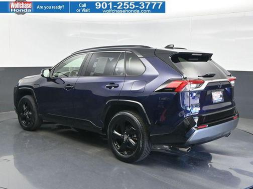 Blue Print w/Midnight Black Roof 2020 Toyota RAV4 Hybrid SE