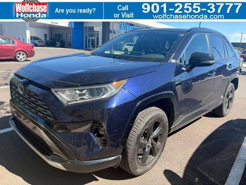 Blue Print w/Midnight Black Roof 2020 Toyota RAV4 Hybrid SE