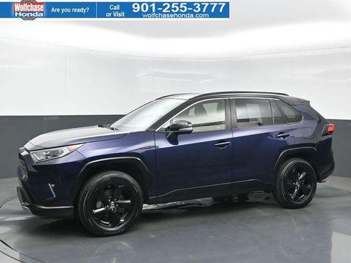 Blue Print w/Midnight Black Roof 2020 Toyota RAV4 Hybrid SE