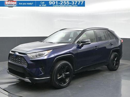 Blue Print w/Midnight Black Roof 2020 Toyota RAV4 Hybrid SE