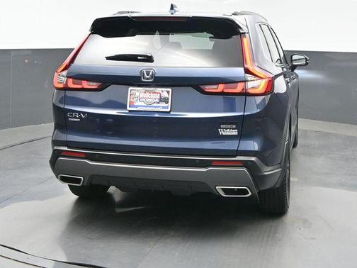 Blue 2025 Honda CR-V Hybrid Sport Touring AWD