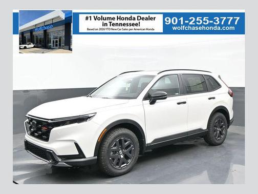 Platinum White Pearl 2026 Honda CR-V Hybrid TrailSport AWD