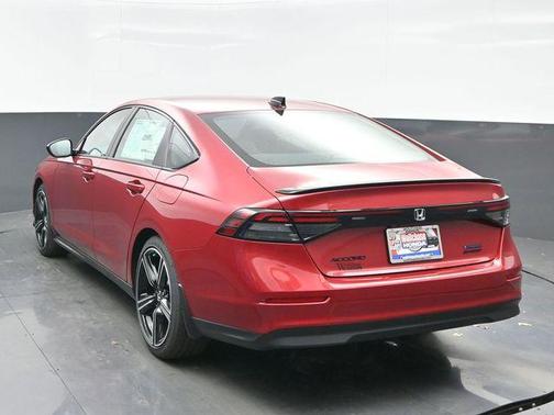 Radiant Red Metallic 2026 Honda Accord Hybrid Sport