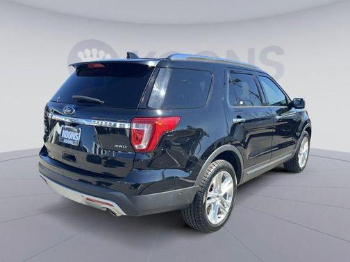 SHADOW BLACK 2017 Ford Explorer Limited