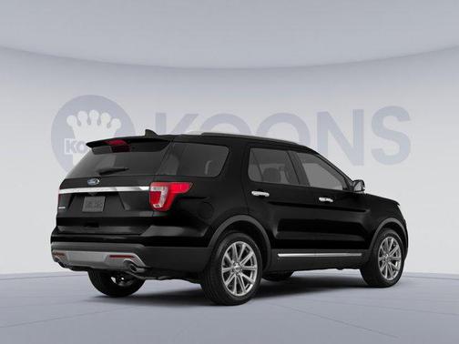 SHADOW BLACK 2017 Ford Explorer Limited