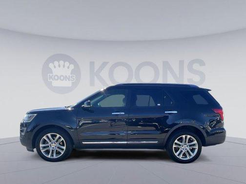 SHADOW BLACK 2017 Ford Explorer Limited