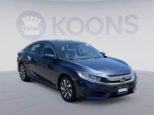 Blue 2018 Honda Civic EX