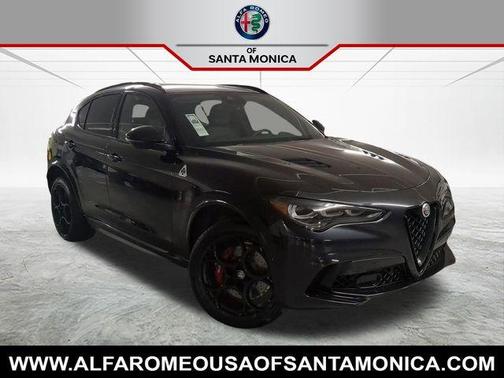 Vulcano Black Metallic 2024 Alfa Romeo Stelvio Quadrifoglio