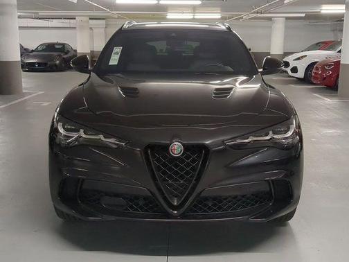 Vulcano Black Metallic 2024 Alfa Romeo Stelvio Quadrifoglio