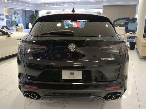 Vulcano Black Metallic 2024 Alfa Romeo Stelvio Quadrifoglio