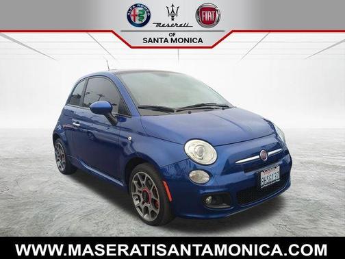 Blue 2012 FIAT 500 Sport
