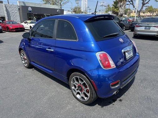 Blue 2012 FIAT 500 Sport