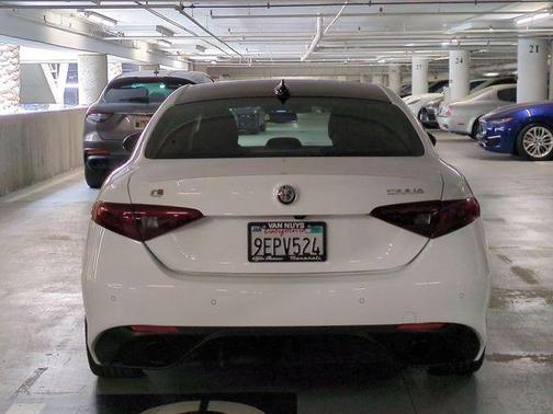 White 2022 Alfa Romeo Giulia Veloce