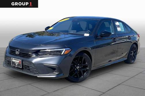 Meteorite Gray Metallic 2022 Honda Civic Sport