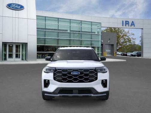 STAR WHITE MET TRI-COAT 2026 Ford Explorer Platinum