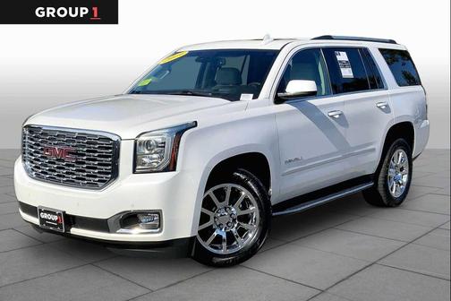White Frost Tricoat 2019 GMC Yukon Denali