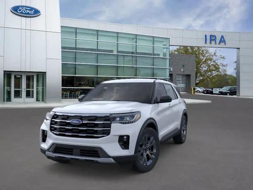 SPACE WHITE METALLIC 2026 Ford Explorer Active