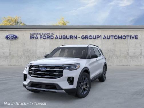 SPACE WHITE METALLIC 2026 Ford Explorer Active