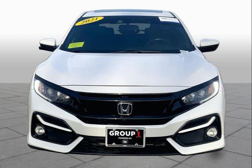 Platinum White Pearl 2021 Honda Civic EX
