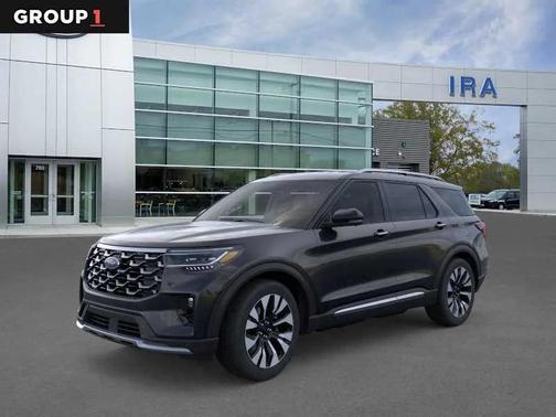 AGATE BLACK METALLIC 2026 Ford Explorer Platinum