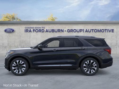 Black 2026 Ford Explorer Platinum