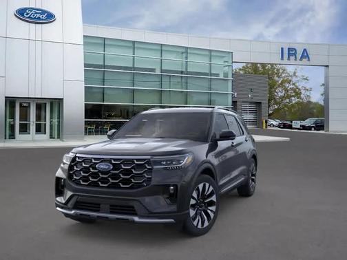 AGATE BLACK METALLIC 2026 Ford Explorer Platinum