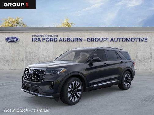 Black 2026 Ford Explorer Platinum