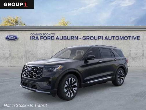 Black 2026 Ford Explorer Platinum