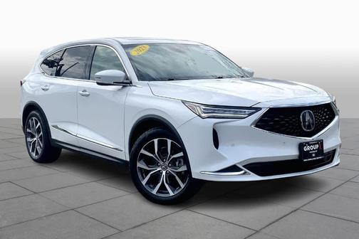 Platinum White Pearl 2023 Acura MDX Technology