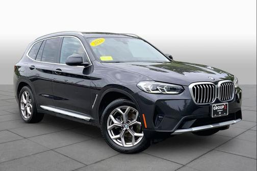 Dark Graphite Metallic 2022 BMW X3 xDrive30i
