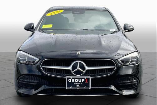 Black 2025 Mercedes-Benz C-Class C 300 4MATIC