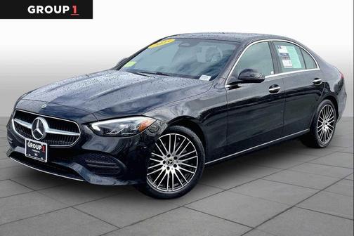 Black 2025 Mercedes-Benz C-Class C 300 4MATIC
