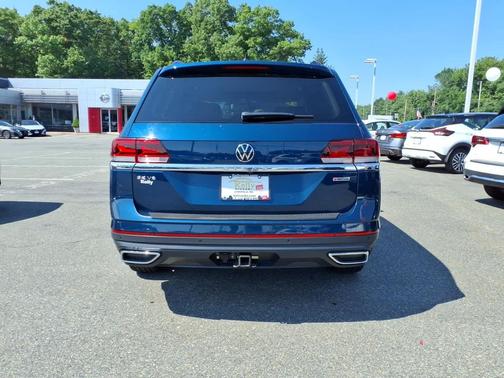 Tourmaline Blue Metallic 2021 Volkswagen Atlas 3.6L SE w/Technology