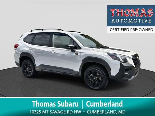 Crystal White Pearl 2023 Subaru Forester Wilderness