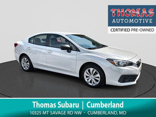 Crystal White Pearl 2022 Subaru Impreza Base