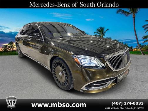 Selenite Gray Metallic 2018 Mercedes-Benz Maybach S 650 Base