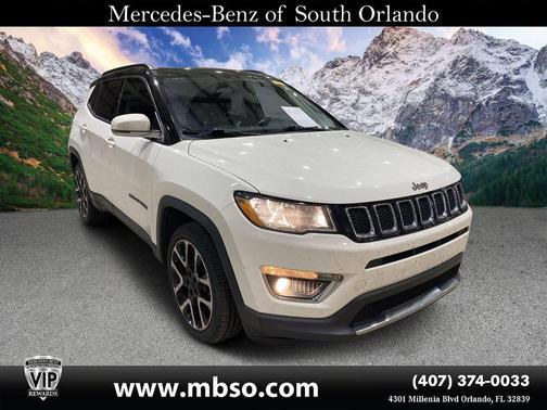 White Clearcoat 2018 Jeep Compass Limited