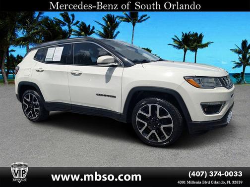 White Clearcoat 2018 Jeep Compass Limited