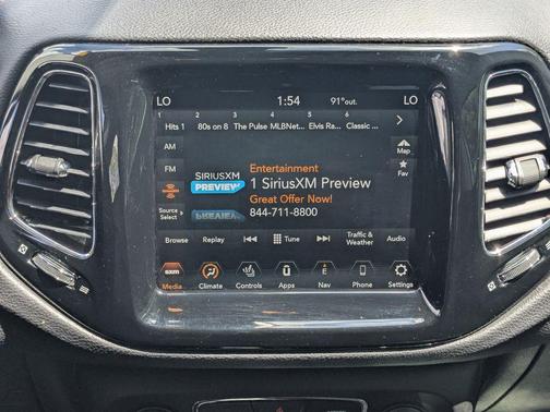 White Clearcoat 2018 Jeep Compass Limited