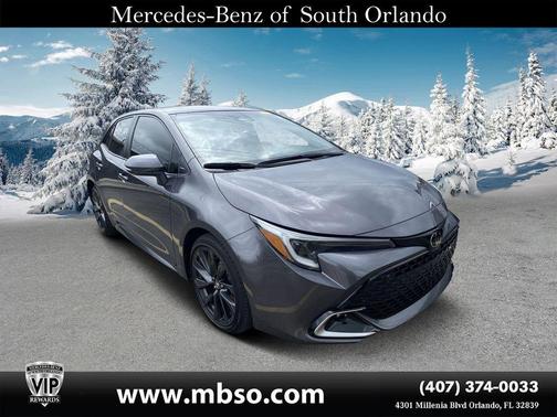 Magnetic Gray Metallic 2024 Toyota Corolla Hatchback XSE